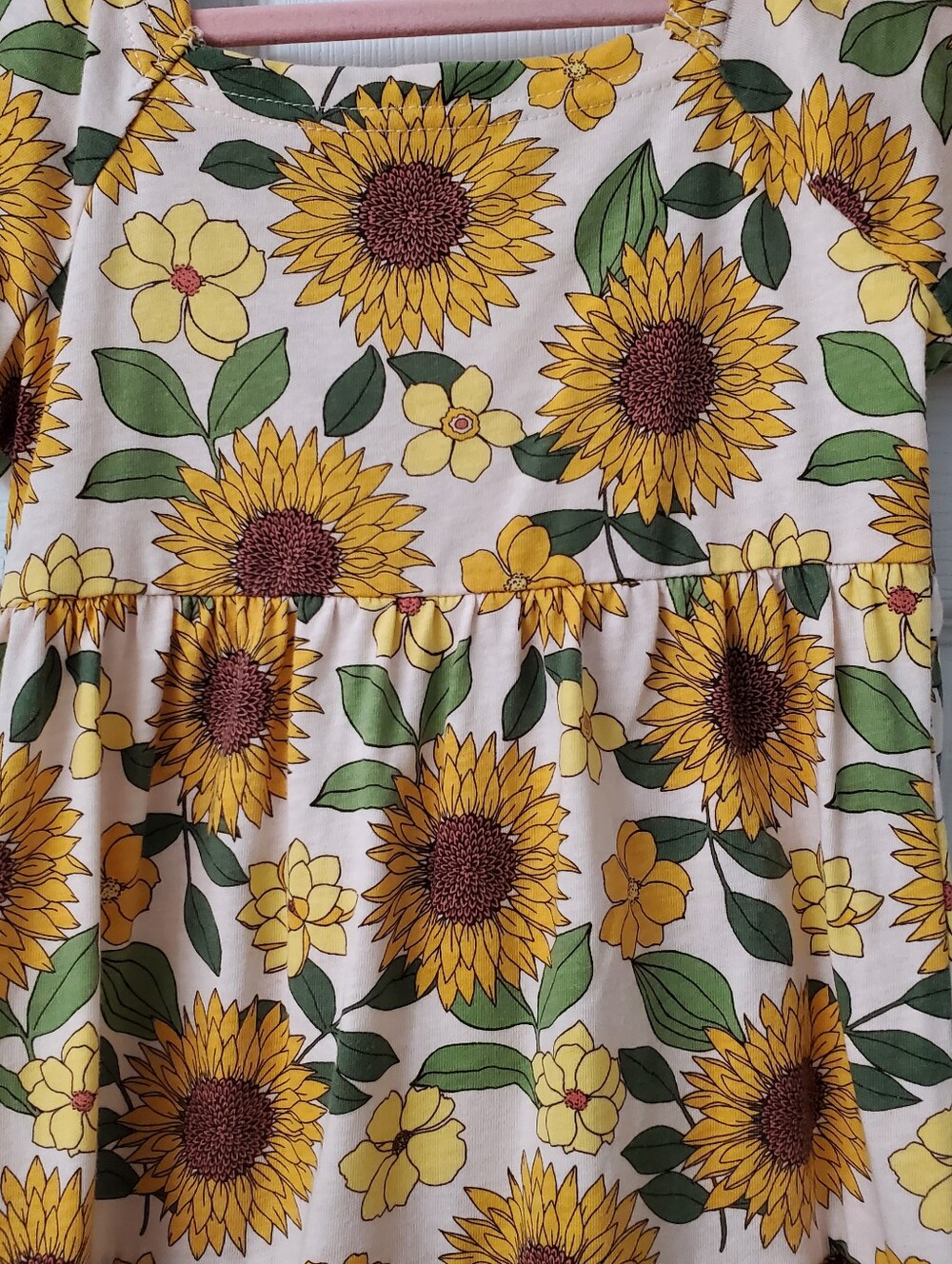 The Children's Place Girl's Sunflower Design Sundress Size Small - Picture 3 of 5